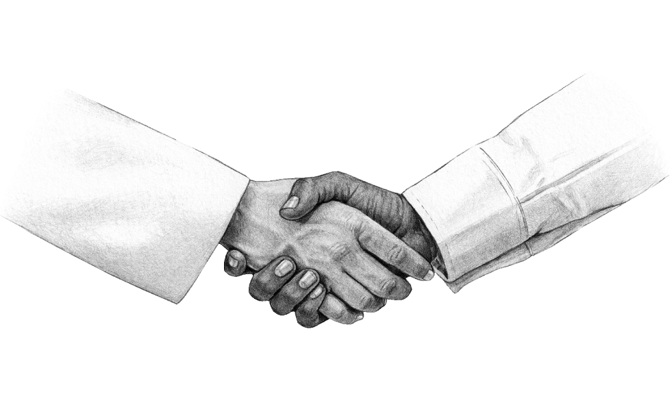 illustrated handshake
